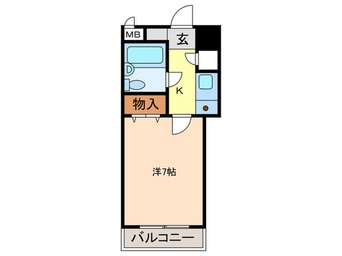 間取図 ダイアパレス東別院第２(403)