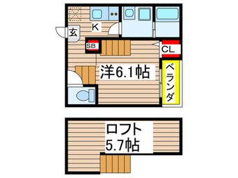 間取図 ｓｔａｇｅ四番