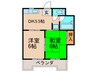 ウィン香月 2DKの間取り