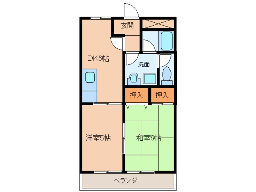 間取図 ファミーユ道徳