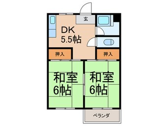 間取図 山門町マンション