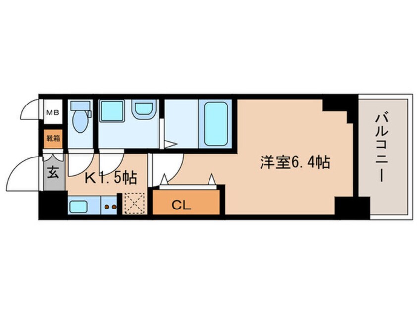 間取図 S-RESIDENCE平安通　