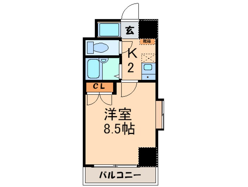 間取図 ルミナス名駅