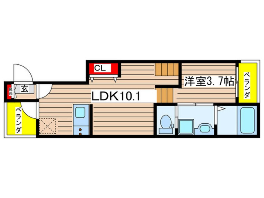 間取図 プランドールJ&C