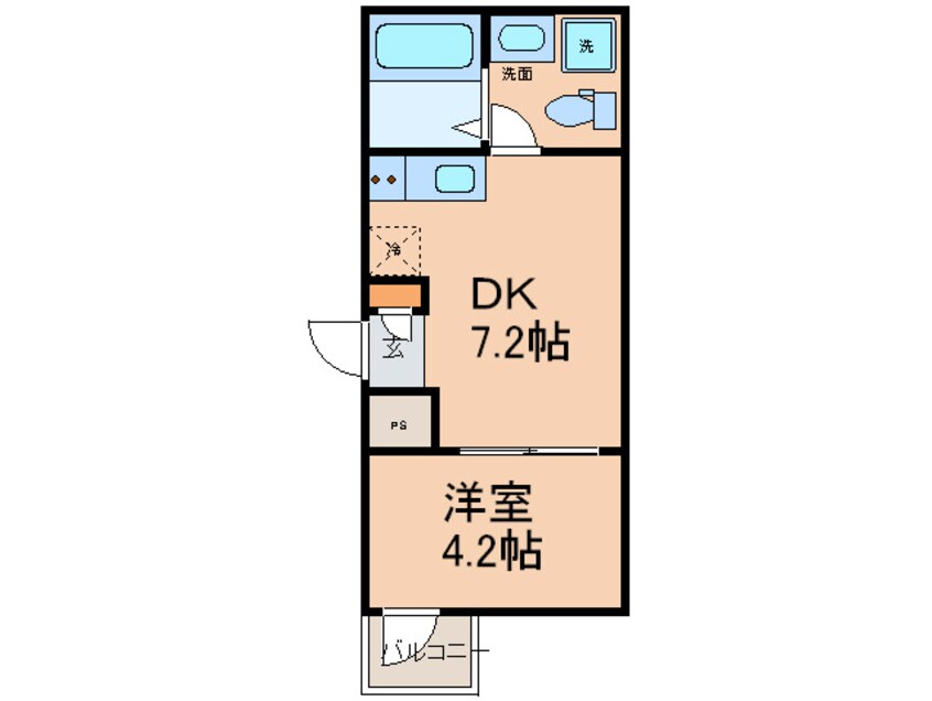 間取図 ピアチェーレ新栄