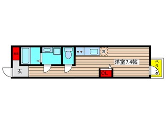 間取図 Ｐｒｅｃｈｅｒみなと