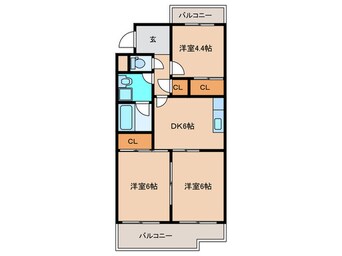 間取図 エクセル大野木