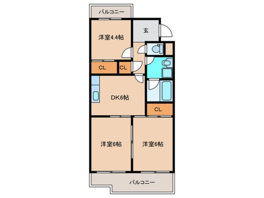 間取図 エクセル大野木