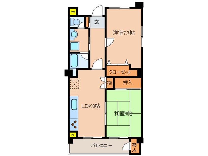 間取図 春岡マンション