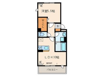 間取図 グランドール高倉