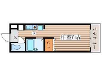 間取図 シャトル新瑞