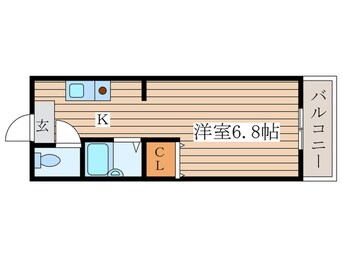 間取図 シャトル新瑞