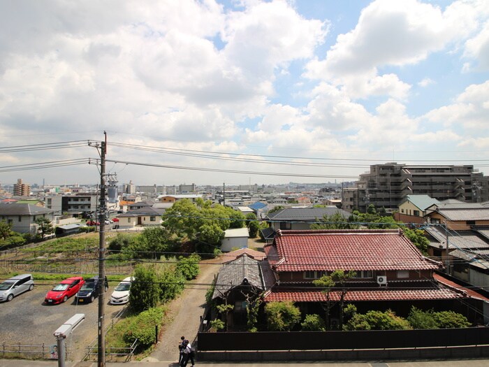 室内からの展望 ヒルズ喜多山