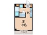 フジアビタ 1Rの間取り