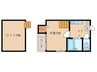 ｓｔａｇｅ枇杷島 1Kの間取り