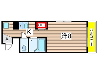 間取図 グランベ－ル安田通