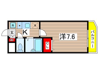 間取図 グランベ－ル安田通