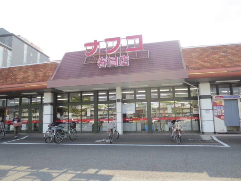 ナフコ春岡店(スーパー)まで175m グランベ－ル安田通