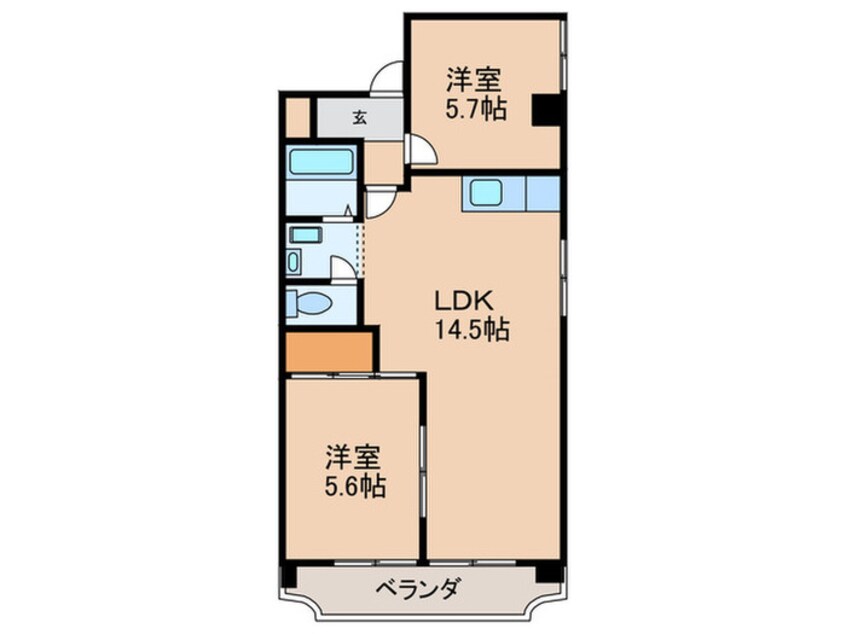 間取図 エステ－ト鳴海