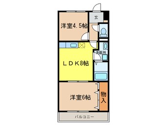 間取図 エステ－ト鳴海