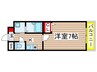 セントラルハイツ東別院 1Kの間取り