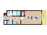 セントラルハイツ東別院 1Kの間取り