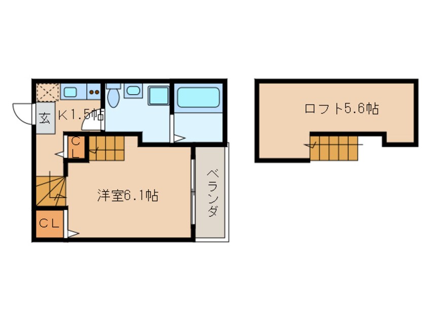 間取図 ホワイトベ－ス