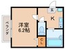 クレアコート東山Ｂ 1Kの間取り