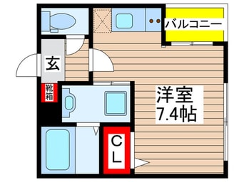 間取図 ﾊｰﾓﾆｰﾃﾗｽ八田Ⅲ