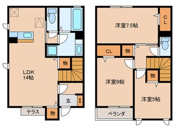 間取図 ラフィーナ