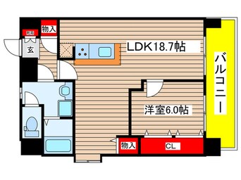 間取図 ﾀﾞｲｱﾊﾟﾚｽ栄公園(405)