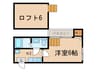 マインハイム枇杷島 1Kの間取り