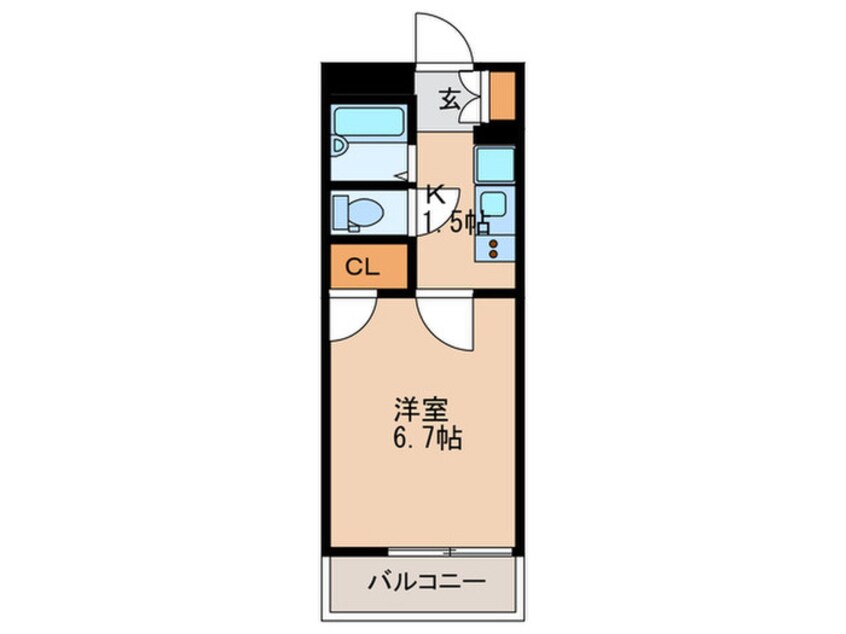 間取図 レオパレスＴＡＫＡＯＫＡ