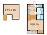 グランメゾン桜 1Kの間取り