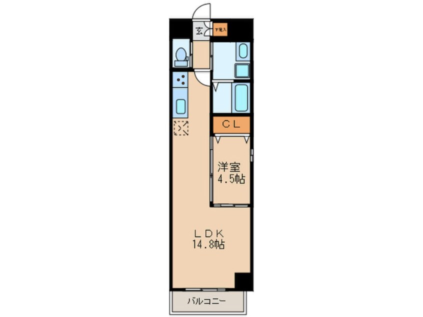 間取図 AlbaGrande名護屋