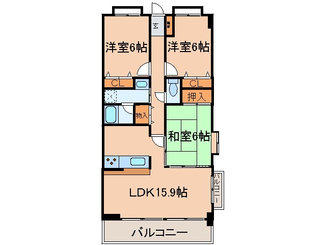 間取り図 リ－フマンション　グロリアス