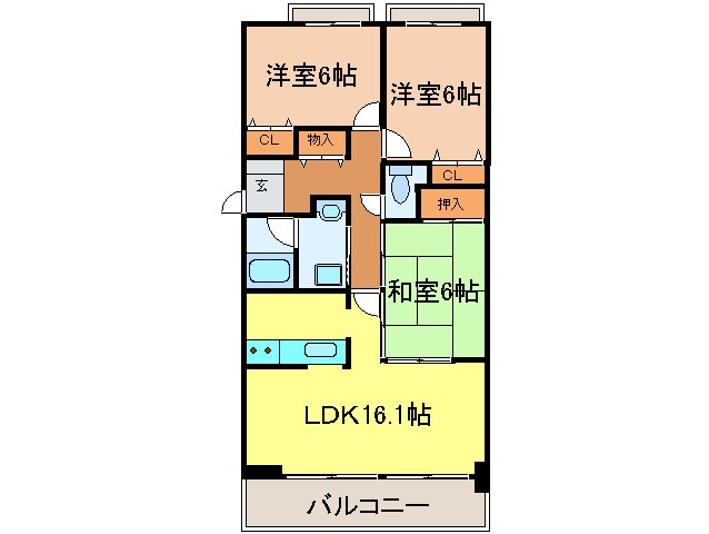 間取り図 リ－フマンション　グロリアス