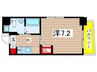 ｳﾞｧﾝﾃﾞｭｰﾙ名古屋御器所(703) 1Kの間取り