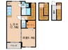 E STAGE Ⅲ 1LDKの間取り