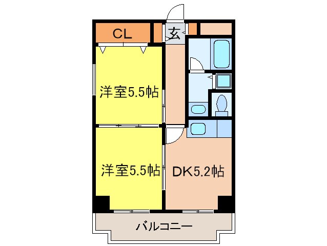 間取り図 ランドハウスチクサステ－ション