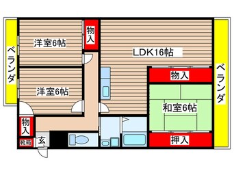 間取図 佐久間マンション