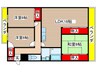 佐久間マンション 3LDKの間取り
