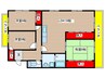 佐久間マンション 3LDKの間取り