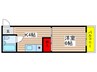 第５七福ビル 1Kの間取り