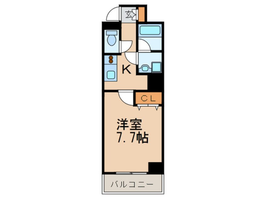 間取図 ＰＥＮＣＩＬ柳橋