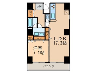 間取図 ＰＥＮＣＩＬ柳橋