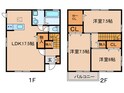 エトワ－ル大針Ｂ棟の間取図