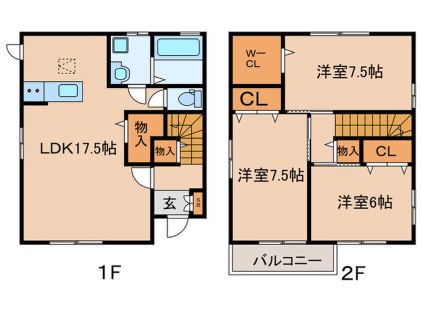 間取図 エトワ－ル大針Ｂ棟