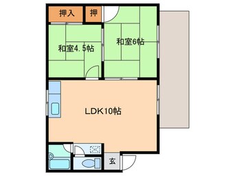 間取図 ＳＴＲＥＥＴ　Ｋ