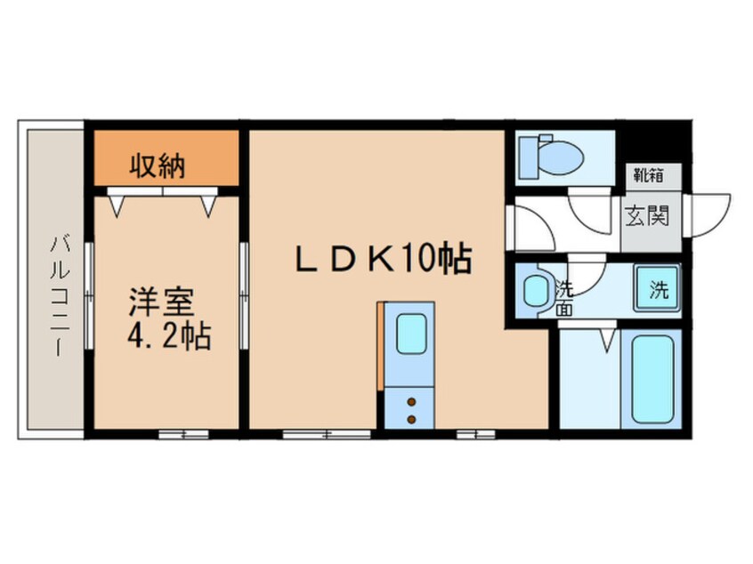 間取図 リーブルファイン稲永